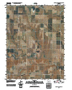 Midway Draw East Kansas Historical topographic map, 1:24000 scale, 7.5 X 7.5 Minute, Year 2009