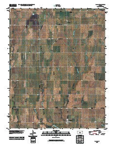 Milan Kansas Historical topographic map, 1:24000 scale, 7.5 X 7.5 Minute, Year 2010