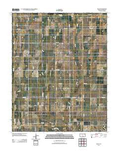 Milan Kansas Historical topographic map, 1:24000 scale, 7.5 X 7.5 Minute, Year 2012