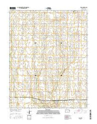 Milan Kansas Current topographic map, 1:24000 scale, 7.5 X 7.5 Minute, Year 2015