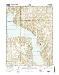 Milford Kansas Current topographic map, 1:24000 scale, 7.5 X 7.5 Minute, Year 2015