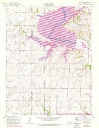 Milford Dam Kansas Historical topographic map, 1:24000 scale, 7.5 X 7.5 Minute, Year 1955