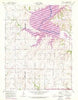Milford Dam Kansas Historical topographic map, 1:24000 scale, 7.5 X 7.5 Minute, Year 1955