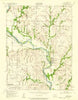 Milford Kansas Historical topographic map, 1:24000 scale, 7.5 X 7.5 Minute, Year 1955