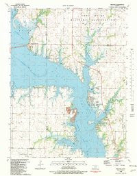 Milford Kansas Historical topographic map, 1:24000 scale, 7.5 X 7.5 Minute, Year 1982