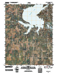 Milford Dam Kansas Historical topographic map, 1:24000 scale, 7.5 X 7.5 Minute, Year 2009