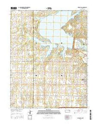 Milford Dam Kansas Current topographic map, 1:24000 scale, 7.5 X 7.5 Minute, Year 2016
