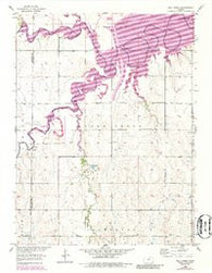 Mill Creek Kansas Historical topographic map, 1:24000 scale, 7.5 X 7.5 Minute, Year 1953