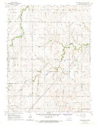 Miltonvale NW Kansas Historical topographic map, 1:24000 scale, 7.5 X 7.5 Minute, Year 1965