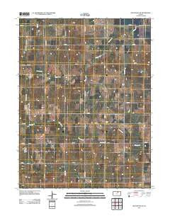 Miltonvale NE Kansas Historical topographic map, 1:24000 scale, 7.5 X 7.5 Minute, Year 2012