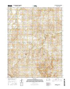 Miltonvale NW Kansas Current topographic map, 1:24000 scale, 7.5 X 7.5 Minute, Year 2015