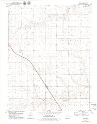 Mingo Kansas Historical topographic map, 1:24000 scale, 7.5 X 7.5 Minute, Year 1979