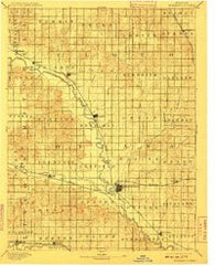 Minneapolis Kansas Historical topographic map, 1:125000 scale, 30 X 30 Minute, Year 1892