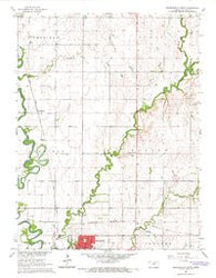 Minneapolis North Kansas Historical topographic map, 1:24000 scale, 7.5 X 7.5 Minute, Year 1965