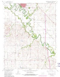 Minneapolis South Kansas Historical topographic map, 1:24000 scale, 7.5 X 7.5 Minute, Year 1965