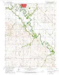 Minneapolis South Kansas Historical topographic map, 1:24000 scale, 7.5 X 7.5 Minute, Year 1965
