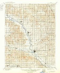 Minneapolis Kansas Historical topographic map, 1:125000 scale, 30 X 30 Minute, Year 1892