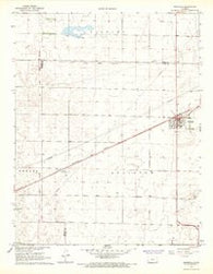Minneola Kansas Historical topographic map, 1:24000 scale, 7.5 X 7.5 Minute, Year 1967