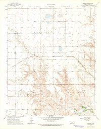 Missler Kansas Historical topographic map, 1:24000 scale, 7.5 X 7.5 Minute, Year 1963