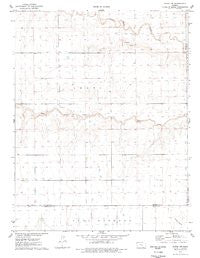 Modoc SW Kansas Historical topographic map, 1:24000 scale, 7.5 X 7.5 Minute, Year 1976