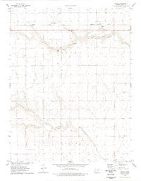 Modoc Kansas Historical topographic map, 1:24000 scale, 7.5 X 7.5 Minute, Year 1976