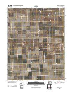 Modoc SW Kansas Historical topographic map, 1:24000 scale, 7.5 X 7.5 Minute, Year 2012