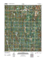 Moline Kansas Historical topographic map, 1:24000 scale, 7.5 X 7.5 Minute, Year 2012