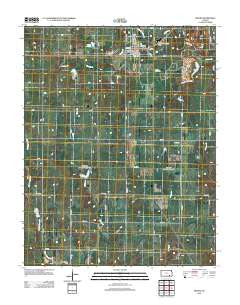 Moline Kansas Historical topographic map, 1:24000 scale, 7.5 X 7.5 Minute, Year 2012
