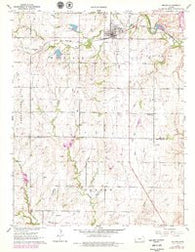 Moline Kansas Historical topographic map, 1:24000 scale, 7.5 X 7.5 Minute, Year 1962
