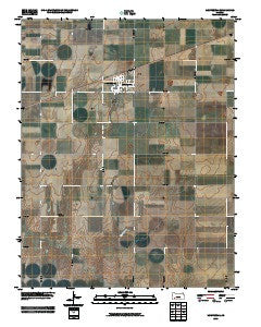 Montezuma Kansas Historical topographic map, 1:24000 scale, 7.5 X 7.5 Minute, Year 2009