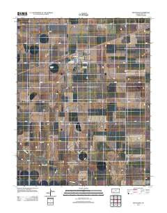 Montezuma Kansas Historical topographic map, 1:24000 scale, 7.5 X 7.5 Minute, Year 2012