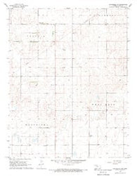 Montezuma NW Kansas Historical topographic map, 1:24000 scale, 7.5 X 7.5 Minute, Year 1968