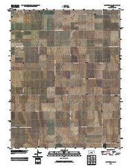 Montezuma SE Kansas Historical topographic map, 1:24000 scale, 7.5 X 7.5 Minute, Year 2009