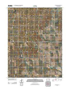 Montrose Kansas Historical topographic map, 1:24000 scale, 7.5 X 7.5 Minute, Year 2012