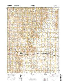 Montrose Kansas Current topographic map, 1:24000 scale, 7.5 X 7.5 Minute, Year 2016