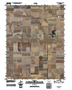 Monument Kansas Historical topographic map, 1:24000 scale, 7.5 X 7.5 Minute, Year 2009