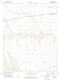 Monument Kansas Historical topographic map, 1:24000 scale, 7.5 X 7.5 Minute, Year 1972