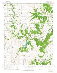 Moran SE Kansas Historical topographic map, 1:24000 scale, 7.5 X 7.5 Minute, Year 1966