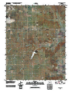 Moran SE Kansas Historical topographic map, 1:24000 scale, 7.5 X 7.5 Minute, Year 2009