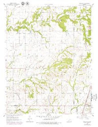 Morehead Kansas Historical topographic map, 1:24000 scale, 7.5 X 7.5 Minute, Year 1963