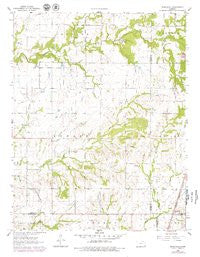 Morehead Kansas Historical topographic map, 1:24000 scale, 7.5 X 7.5 Minute, Year 1963