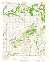 Morehead Kansas Historical topographic map, 1:24000 scale, 7.5 X 7.5 Minute, Year 1963