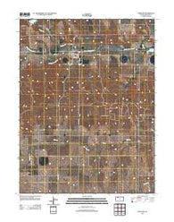 Morland Kansas Historical topographic map, 1:24000 scale, 7.5 X 7.5 Minute, Year 2012