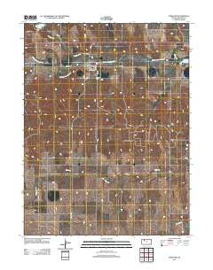 Morland Kansas Historical topographic map, 1:24000 scale, 7.5 X 7.5 Minute, Year 2012