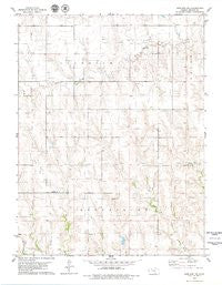 Morland NE Kansas Historical topographic map, 1:24000 scale, 7.5 X 7.5 Minute, Year 1979