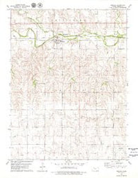 Morland Kansas Historical topographic map, 1:24000 scale, 7.5 X 7.5 Minute, Year 1979