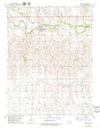 Morland Kansas Historical topographic map, 1:24000 scale, 7.5 X 7.5 Minute, Year 1979