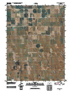 Morland NE Kansas Historical topographic map, 1:24000 scale, 7.5 X 7.5 Minute, Year 2009