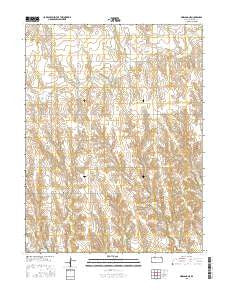 Morland NE Kansas Current topographic map, 1:24000 scale, 7.5 X 7.5 Minute, Year 2015
