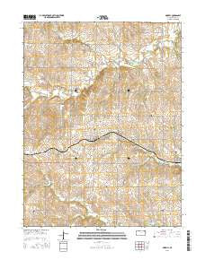 Morrill Kansas Current topographic map, 1:24000 scale, 7.5 X 7.5 Minute, Year 2016